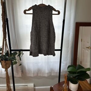 Madewell Black and White Knit Sweater